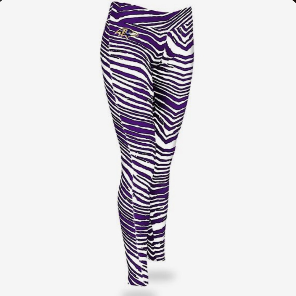 Majestic NFL Baltimore Ravens Fan Leggings Medium